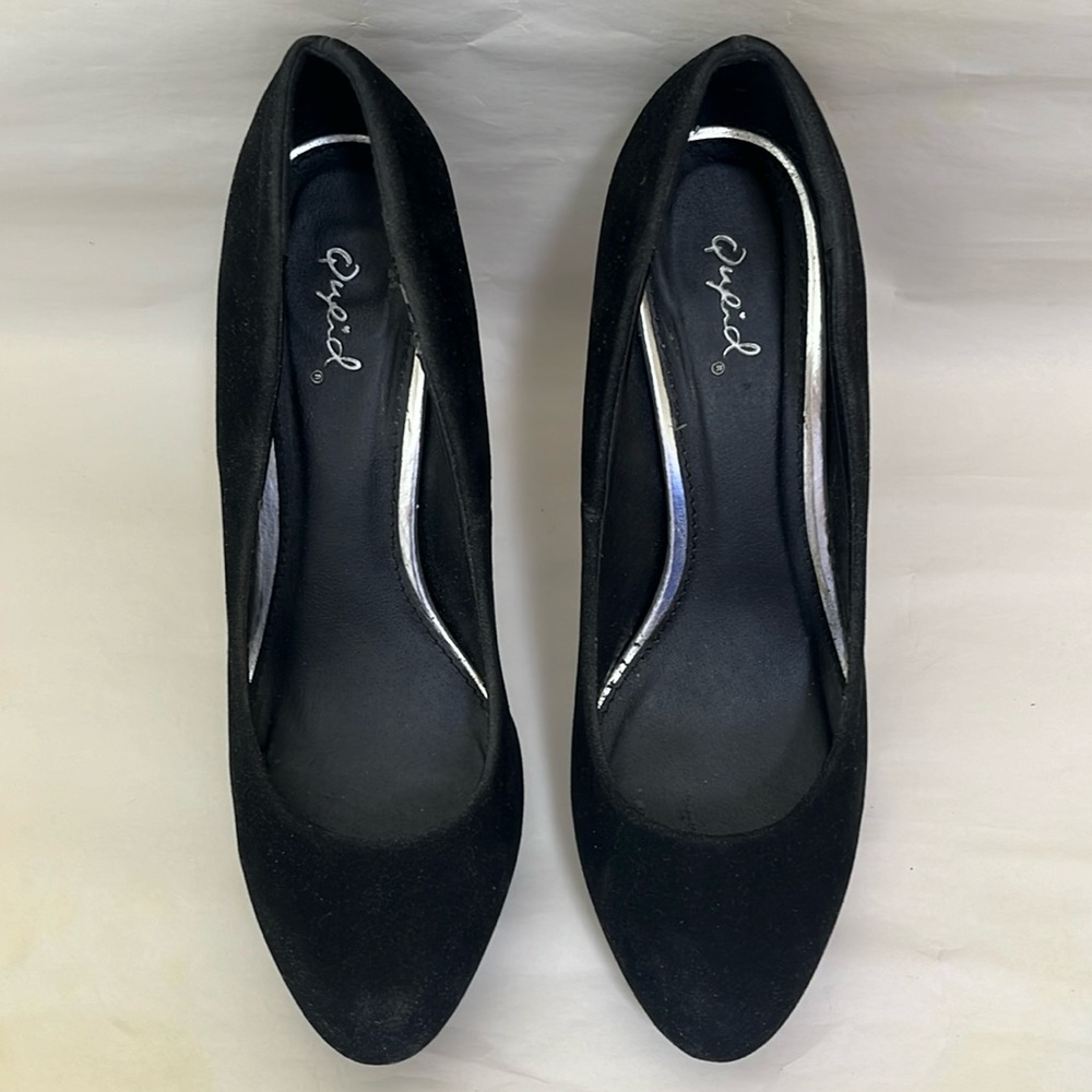 Qupid Suede Heels - image 1